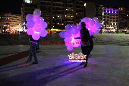 Işıklı Balonlar ve Ledli Uçan Balon İstanbul Organizasyon